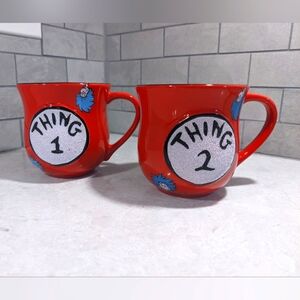 2007 Thing 1 and Thing 2 Mugs